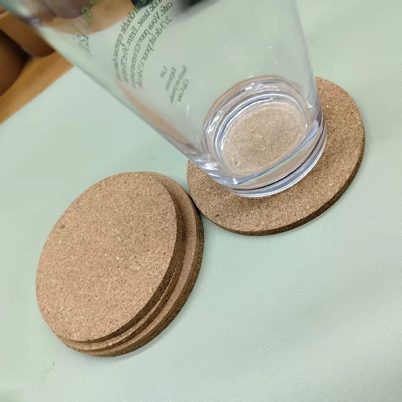 Round Cork Coaster para sa Mga Inumin